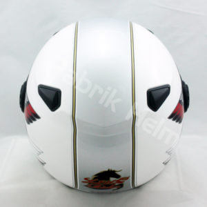 Helm Zeus ZS-210B Putih/Silver