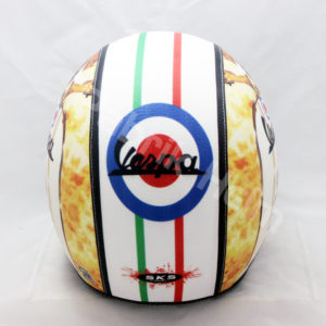 Helm Retro Gogo Vespa Italy