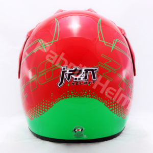 Helm JPN Cross PC18 Motif Z18 Merah