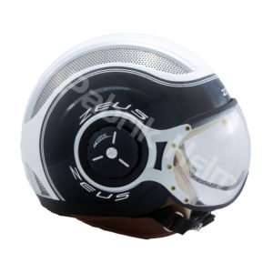 Helm Zeus ZS-218 Putih/Hitam