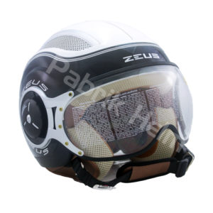 Helm Zeus ZS-218 Putih/Hitam