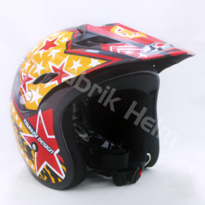 Helm JPN Cross PC18 Motif Star Gunmetal