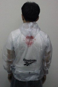 Jas Hujan Reebok Transparan