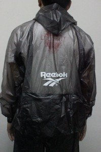 Jas Hujan Reebok Transparan