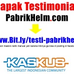 Testimonial pabrikhelm.com