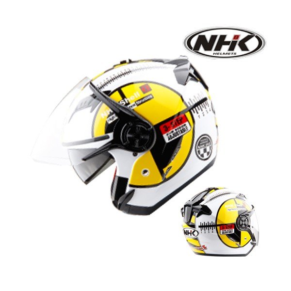 NHK Gladiator Safety Ride White Yellow