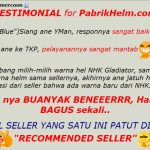 Testimonial pabrikhelm.com