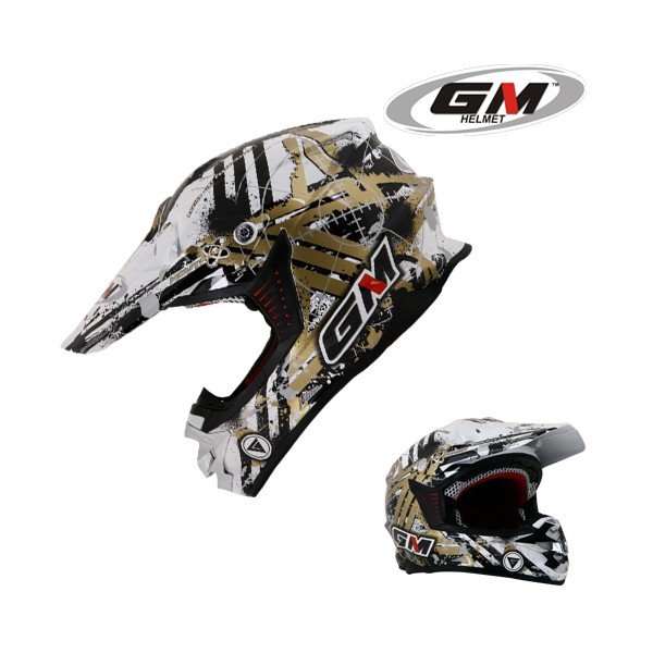 GM Motocross Neutron white gold