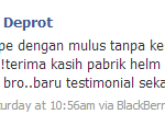 Testimonial pabrikhelm.com