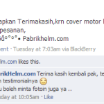 Testimonial pabrikhelm.com