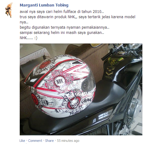 Testimonial pabrikhelm.com