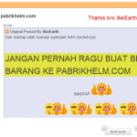 Testimonial pabrikhelm.com