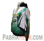 Jaket Motor Monster Energy Putih Hijau