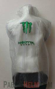 Jas Hujan Monster Energy Transparan