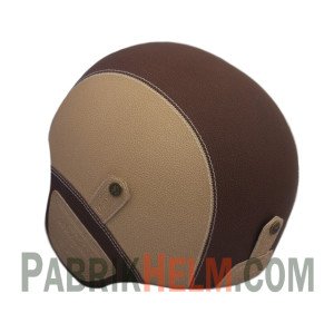 Helm Retro Kulit