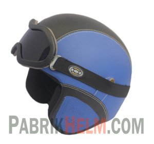 Helm Retro Kulit