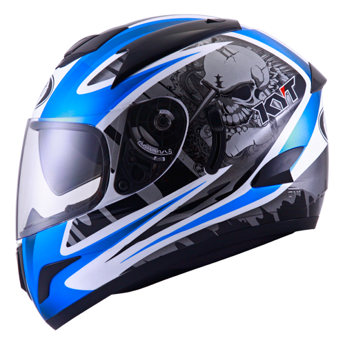 Veron #1 - White Cyan Blue