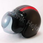 Helm JPN Retro Kulit Full Kaca Bogo