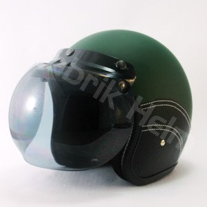 Helm JPN Retro Kulit Kaca Bogo