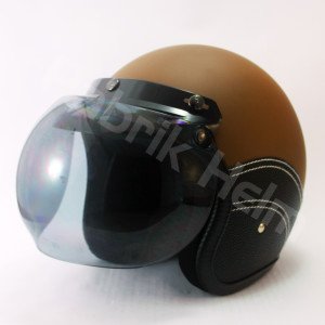 Helm JPN Retro Kulit Kaca Bogo