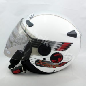 Helm Zeus ZS-210B Putih/Silver