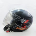 Helm Zeus ZS-210B Hitam/Silver