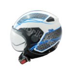 Helm Zeus ZS-210K Putih/Biru