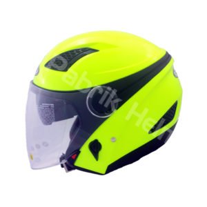 Helm Zeus ZS-610 Hijau Stabilo Glossy