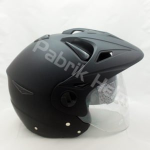 Helm Zeus ZS-612C Hitam Doff