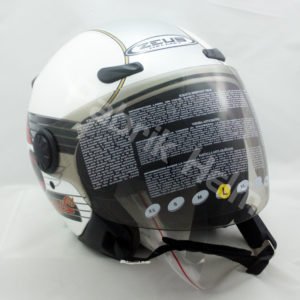 Helm Zeus ZS-210B Putih/Silver