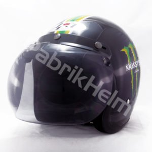 Helm JPN Retro Monster Classic Kaca Bogo