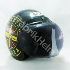 Helm JPN Retro Steadeast Kaca Bogo