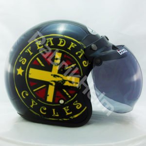 Helm JPN Retro Steadeast Kaca Bogo