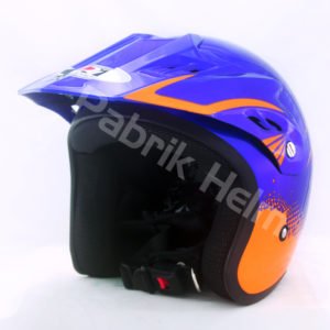 Helm JPN Cross PC18 Motif Z18 Biru