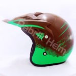 Helm JPN Cross PC18 Motif Z18 Coklat