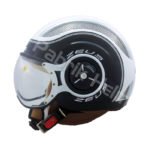 Helm Zeus ZS-218 Putih/Hitam