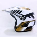 Helm JPN Cross PC18 Cross Line Putih