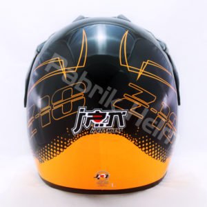 Helm JPN Cross PC18 Motif Z18 Hitam