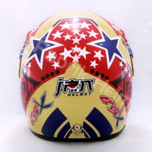 Helm JPN Cross PC18 Motif Star Cappucino