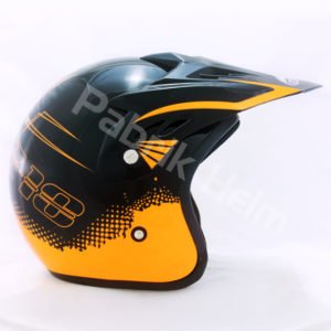 Helm JPN Cross PC18 Motif Z18 Hitam