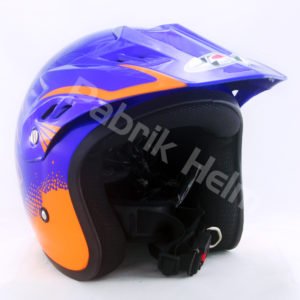 Helm JPN Cross PC18 Motif Z18 Biru