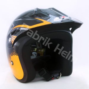 Helm JPN Cross PC18 Motif Z18 Hitam